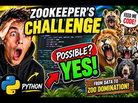 Zookeeper’s Challenge | Python OOP Midterm Project Demonstration