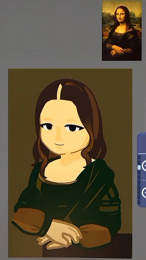 Mona Lisa Art in Gacha Life 2 Creative Showcase