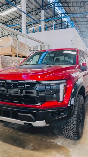 F-150 Raptor Color Red 🔥#2026 #raptor #dealership #offroad #ppf #music #automobile