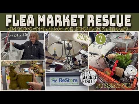 WE FILLED TWO BASKETS THRIFTING FOR THRIFTED HOME DECOR TO RESELL!!! THRIFT HAUL 2026