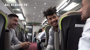 What's it like to travel with the All Blacks? Get an inside peek at life on the road as the team catches the Euro Star from London to Paris! #FRAvNZL | All Blacks