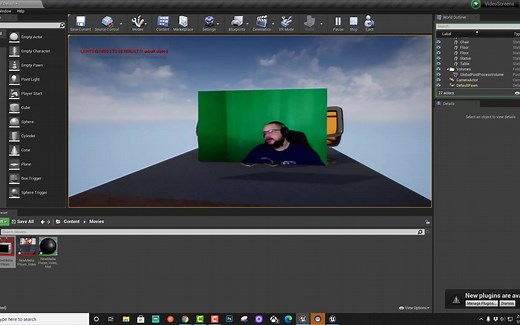 【UE4】 使用实时网络摄像头(可选中英文字幕)