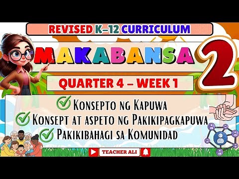 GRADE 2 MAKABANSA 2 QUARTER 4 WEEK 1 REVISED K-12 - KONSEPTO NG KAPUWA