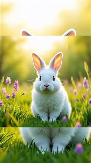 Angry Rabbit Watching You 🐰 #shorts #cute #animals