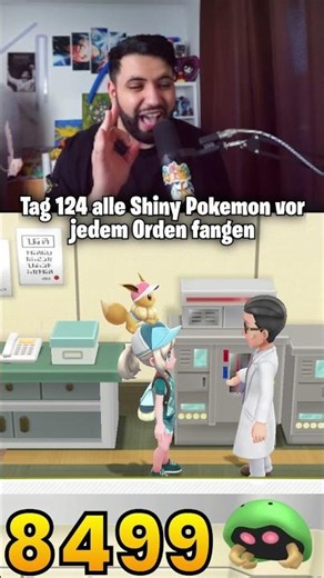 Tag 124 alle Shiny Pokemon vor jedem Orden fangen #shorts