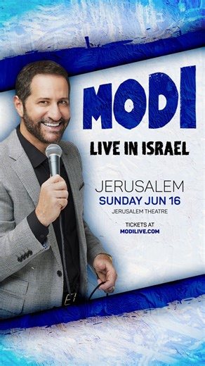 10K views · 267 reactions | Modi returns to Israel June 16th at the Jerusalem Theatre! Tickets available now at www.ModiLive.com. | Modi Rosenfeld | Facebook