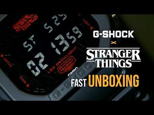 G-SHOCK x Stranger Things | Fast Unboxing | DW-5600STT-1ER