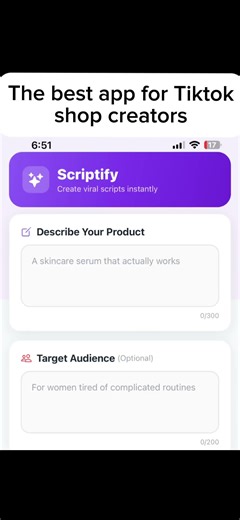 Generates video scripts in seconds. #creatortips