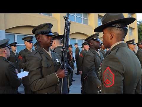 USMC Recruit Training Final Inspection - Delta Company - MCRD San Diego - Marine Corps Boot Camp