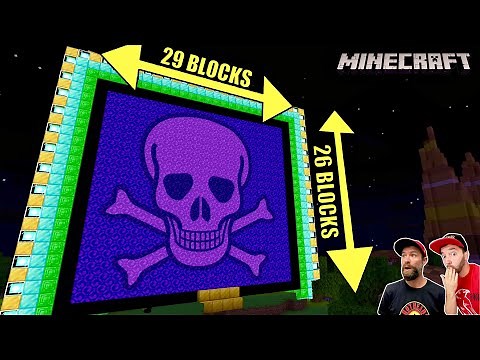 BUILDING THE LARGEST NETHER PORTAL IN MINECRAFT (And Most Fabulous) / Moron-Craft