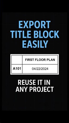 Export a Reusable AutoCAD Title Block with WBLOCK (Use It in Any Project!)