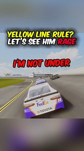 2.1M views · 21K reactions | Nascar Gamer Rages Over Yellow Line Rule in the Race  #Gaming #FunnyGaming #VideoGameTrolling #GamingComedy #GamerMoments #NASCAR | Weregonnalose | Facebook