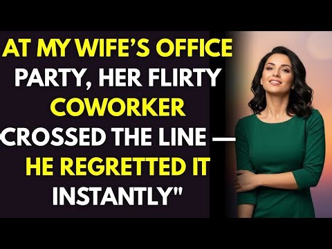"At My Wife’s Office Party, Her Flirty Coworker Crossed the Line — He Regretted It Instantly"