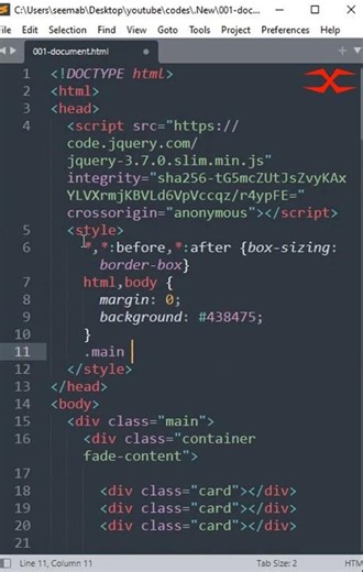 Fade in Elements on Scroll | HTML CSS JavaScript