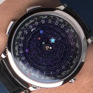 The Van Cleef & Arpels Midnight Planetarium in action. Did you know that the planets on the watch orbit the sun at the same rate they do in our solar system? ---- $245,000 USD | Wrist Enthusiast