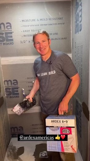ARDEX Americas 8 9 👊🔥⭐️👍🤩 #diy #facebookreels #tile #showerdesign #bathroomremodelingteacher #basementremodel #bathroomremodel | Bathroom Remodeling Teacher