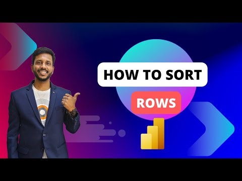 Power Query Editor : How to Sort Rows in Power BI