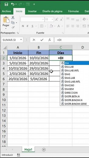 How to calculate days between dates in Excel (easy and fast) #excel #shorts #viral #exceltips