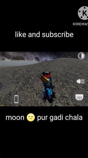Chand per gadi chalai.KAIDOZ #gaming #trending #shorts