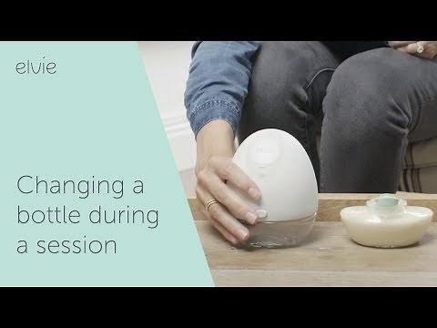 Changing A Bottle During A Session - Elvie Pump