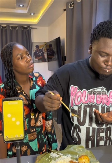 Okra Soup Food Challenge with Dice! 😂 | Akpos & Faithy