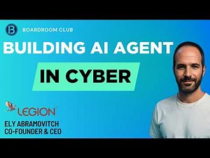 Legion CEO: From Microsoft to Building an AI Cyber Startup | AI Summit