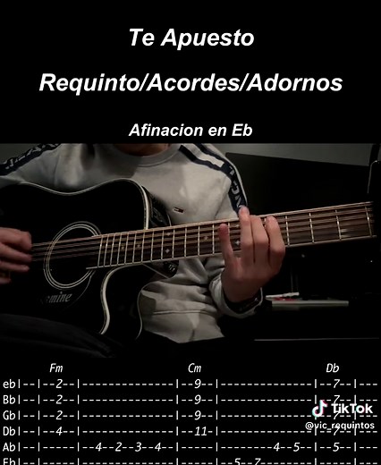 Te Apuesto - Tutorial de Guitar con Marca MP