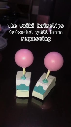 Saiki hairclips tutorial, the way you will stick the hair pin is in my other video. #saikikusuo