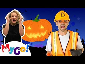 👻 Halloween Song with Blippi! | ASL Songs | Sign Language | Trick or Treat | Spooky October