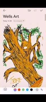 Huawei Notepad Digital paintings🖼️:The purple bloom#digitalart #digitalartists