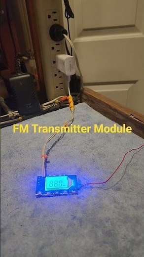 FM Transmitter Modulue ‪@ProfDavidJDelosReyes‬ #transmittermodule