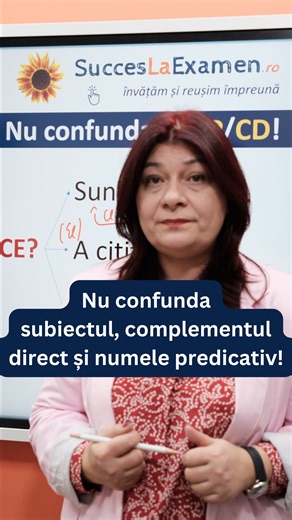 📘 Nu confunda subiectul, complementul direct și numele predicativ! Par simple la prima vedere, dar mulți elevi le încurcă în examen. Prof. dr. Alina Nicola explică limpede, cu exemple concrete, cum le recunoști corect și ce greșeli trebuie evitate la subiectele de analiză sintactică. 🎯 Clipul e util pentru: elevii care se pregătesc pentru Evaluarea Națională, candidații la Admiterea MAI – Poliție, Jandarmi, Frontieră, și oricine vrea să înțeleagă logica limbii române. 📚 Materia completă, cu e