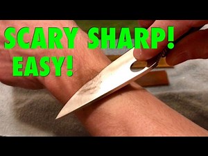 DON'T BUY EXPENSIVE JAPANESE WATER STONES, knife sharpening system easy and cheap