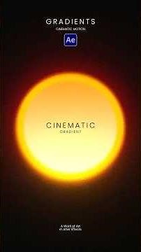 Create Cinematic Motion Graphics With Gradients in After Effects
