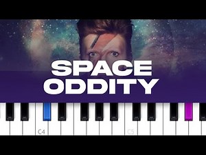 David Bowie - Space Oddity (piano tutorial)
