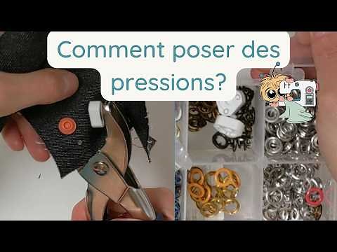 Comment poser des bouton-pressions avec ou sans la pince Vario ?