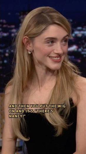 #NataliaDyer had some input when it came to #NancyWheeler’s style in Season 5 of #StrangerThings!