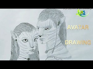 AVATAR Drawing //Easy Step by step Pencils Sketch Tutorial