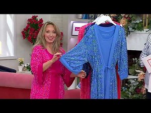 Carole Hochman Chemise and Robe Travel Set on QVC