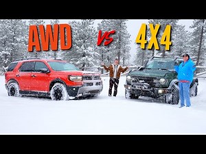 Can the AWD Honda Passport TrailSport Keep Up with the 4x4 Ford Bronco In a Snowstorm?