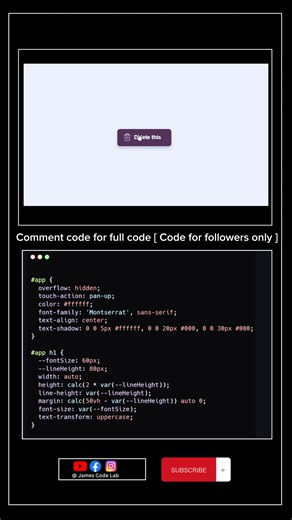 3.3K views · 48 reactions | I made this animated Delete button with CSS Code available on telegram James code lab channel for followers only | James Code Lab | Facebook