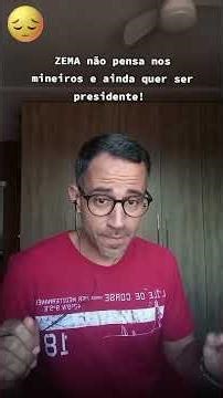 Zema não pensa no mineiros e sim no seu próprio umbigo! 🥺
