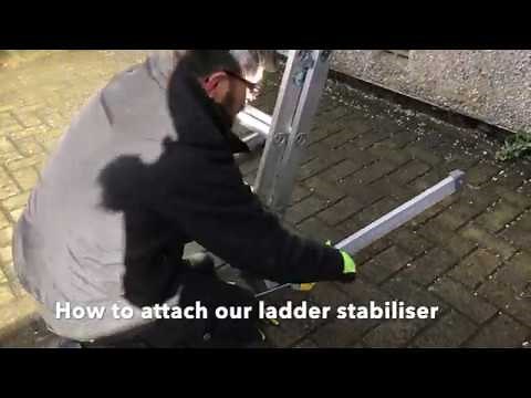 How to install or fit the ladder stabiliser