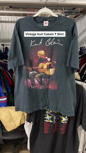 Vintage Nirvana Kurt Cobain Tee Collection