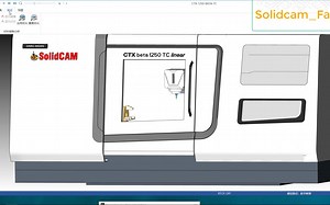 SolidCAMC车铣复合编程软件——DMG_CTX_1250_beta演示