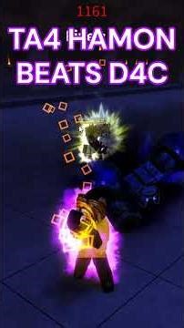 TA4 HAMON BEATS D4C: LT #yba #roblox #trending #shorts #tiktok #viralvideo #viralshorts #jjba