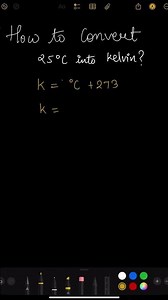 #shorts part 13 How to convert series | How to convert 25°C into Kelvin ? Physics conversions