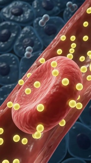 🩸 **Inside a Blood Vessel | How Blood Cells Move Through the Human Circulatory System#BloodVessels