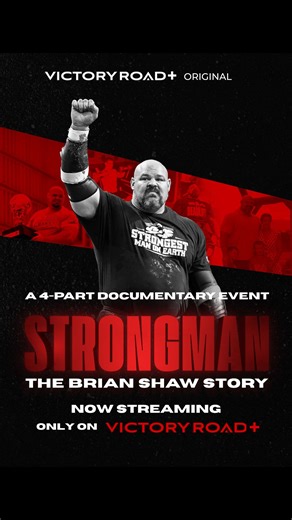 VICTORYROAD+ on Instagram: "🚨 Surprise Drop! 🚨 Strongman: The Brian Shaw Story — a 4-part documentary event chronicling @shawstrength final season — now streaming exclusively on @victoryroadplus Subscribe weekly or unlock all 4 episodes today. 📺 Watch Now: VictoryRoadPlus.com #brianshaw #strongestmanonearth #strongman #documentary #victoryroad #victoryroadstudios #worldsstrongestman #brianshawstrongman #sportsdocumentary #shawclassic #shawclassic2025"