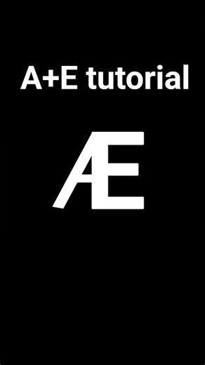A+E TUTORIAL